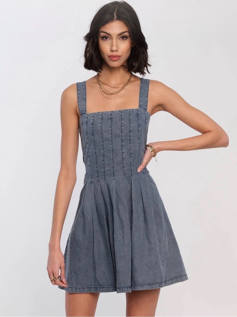NWT Heartloom Sianna Denim Mini Dress